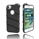 Wholesale iPhone 7 Shockproof Hybrid Case (Black)